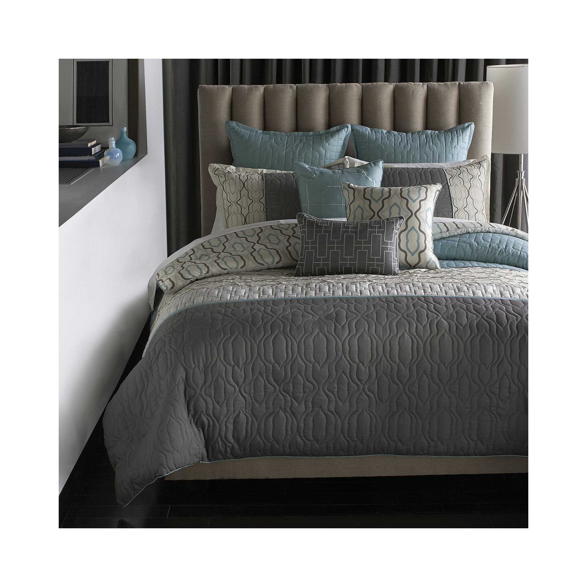 Bryan Keith Bedford Reversible Comforter Set