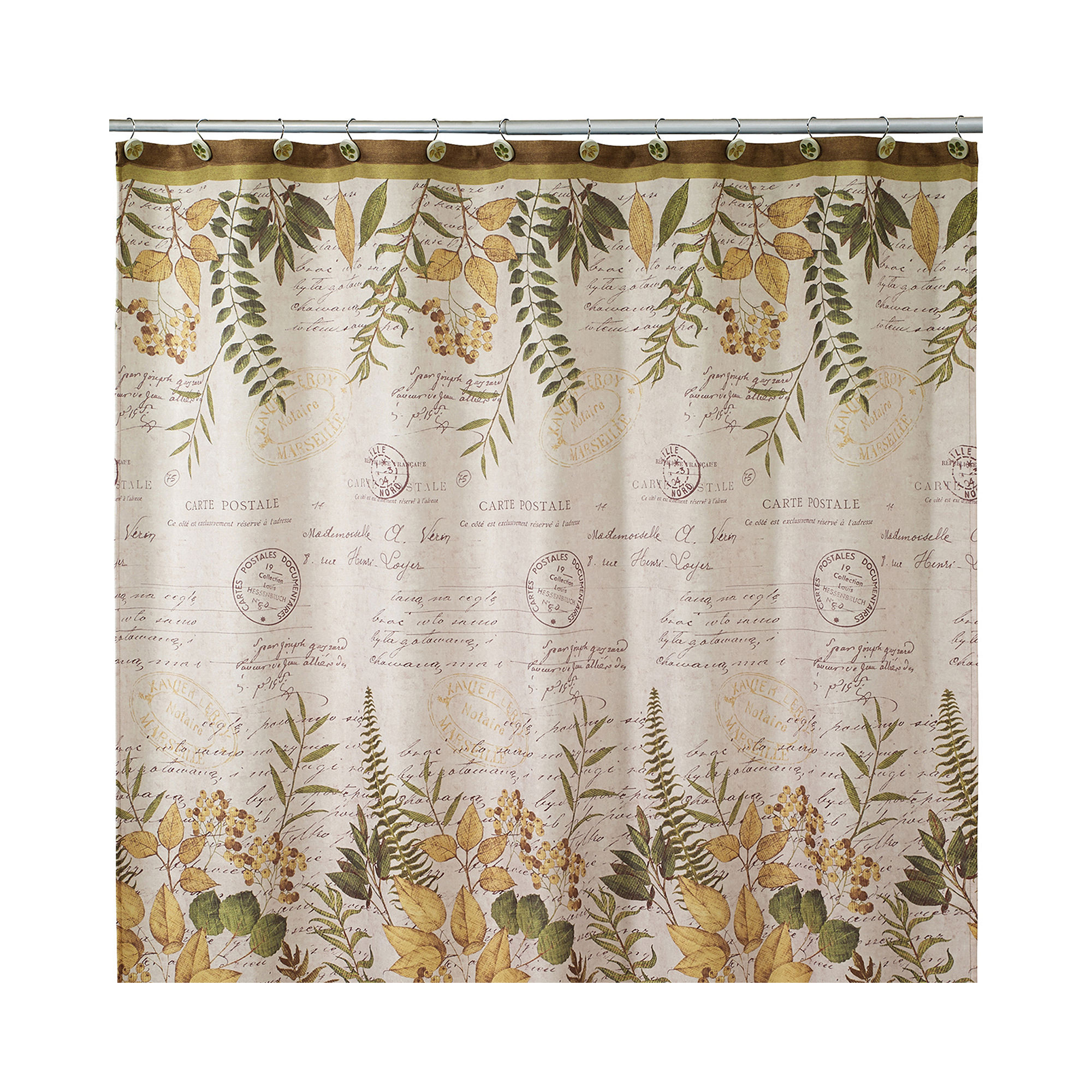 UPC 021864335411 product image for Avanti Foliage Garden Shower Curtain | upcitemdb.com