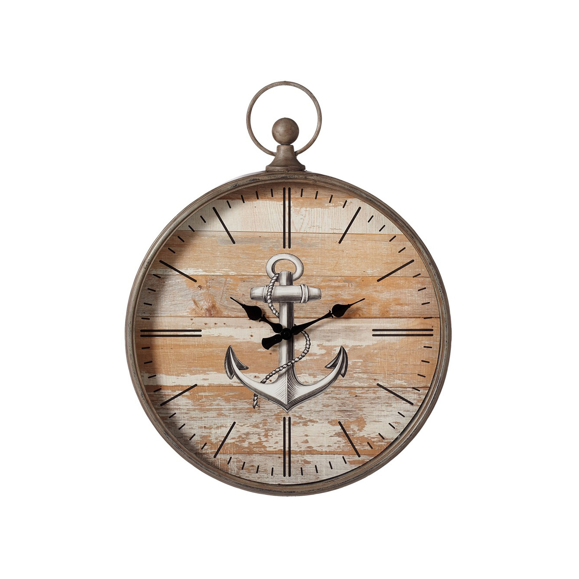 UPC 738449518397 product image for Wall Clock with Anchor | upcitemdb.com