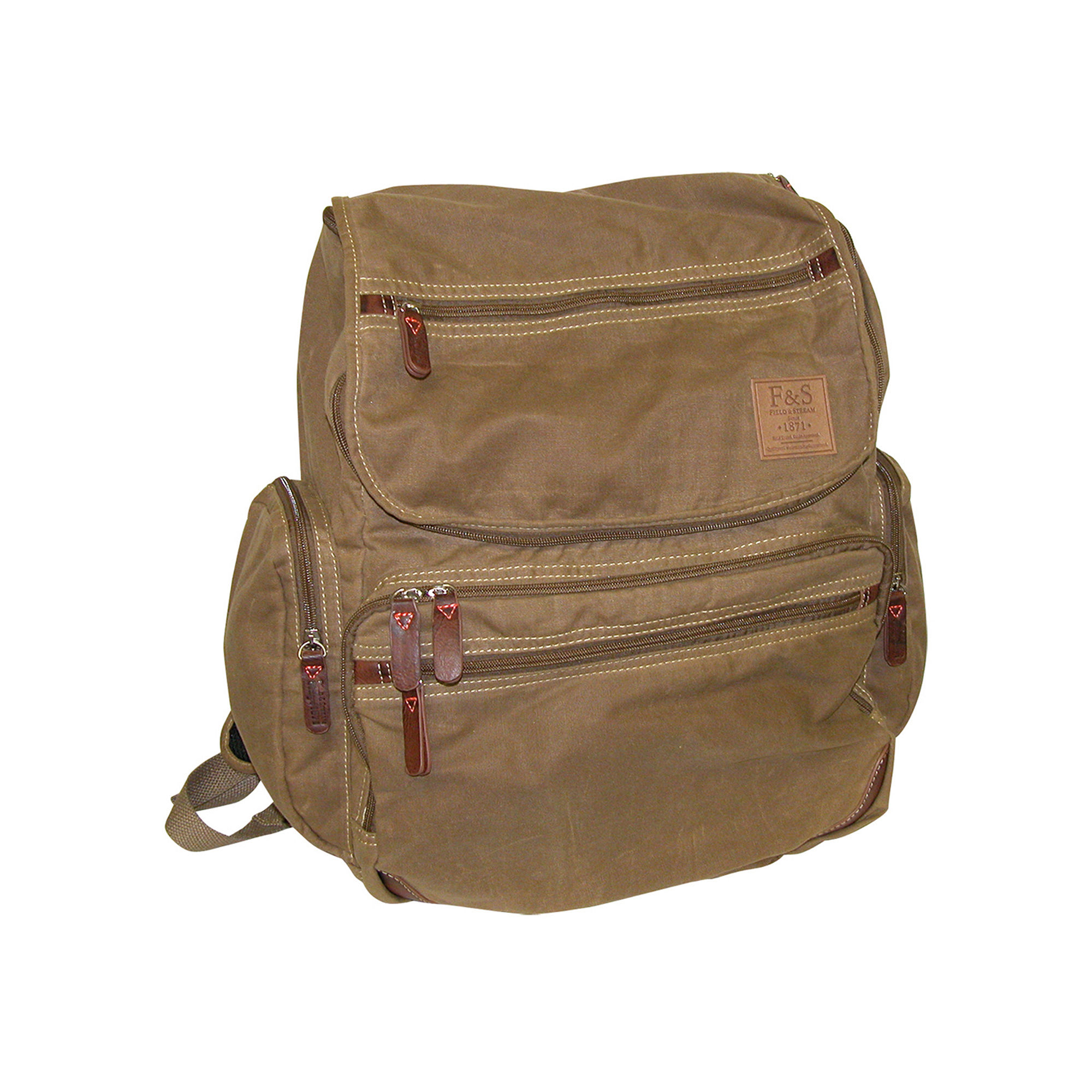 UPC 043345107737 Field Stream Men s Huntington Oiled Canvas Backpack Tan Lt Tan upcitemdb