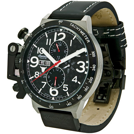 EAN 5013348503572 product image for Ingersoll Bison 28 Automatic Black Leather Watch | upcitemdb.com