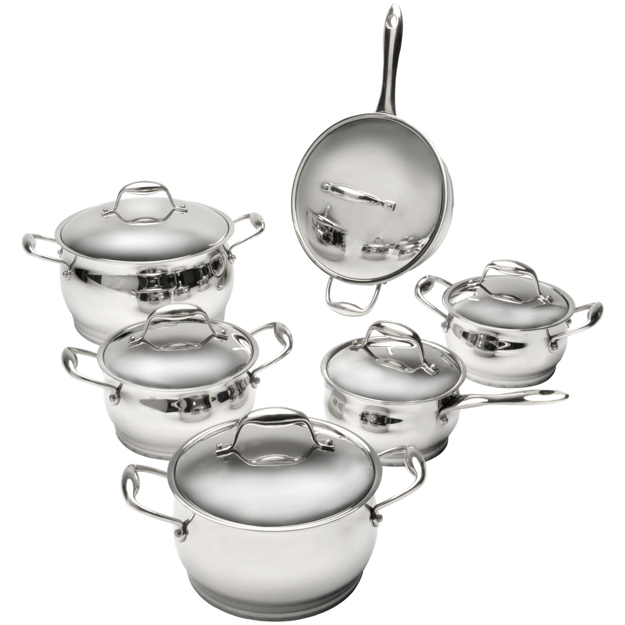 BergHOFF 12-pc. Zeno Stainless Steel Cookware Set