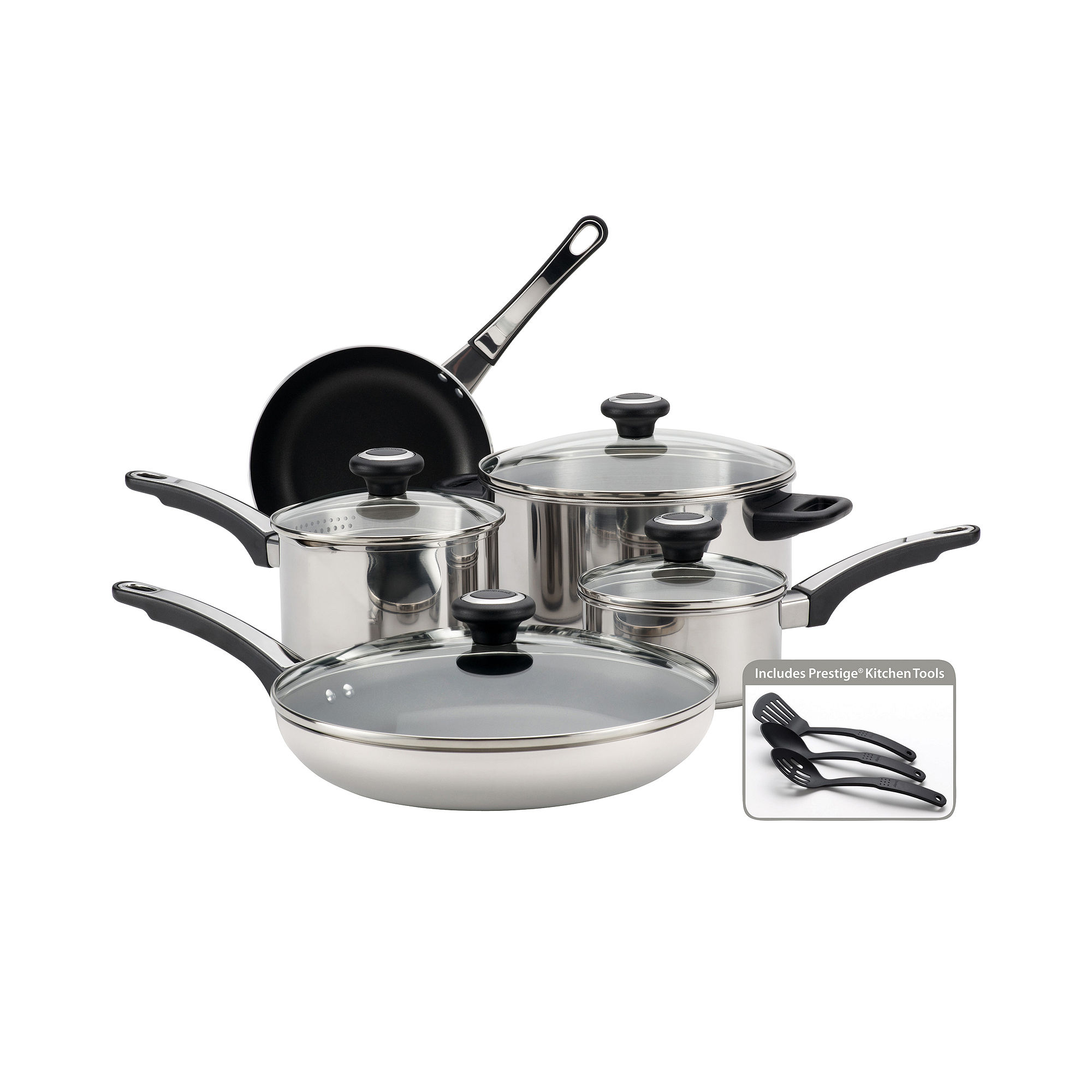 Farberware 12-pc. High Performance Stainless Steel Cookware Set