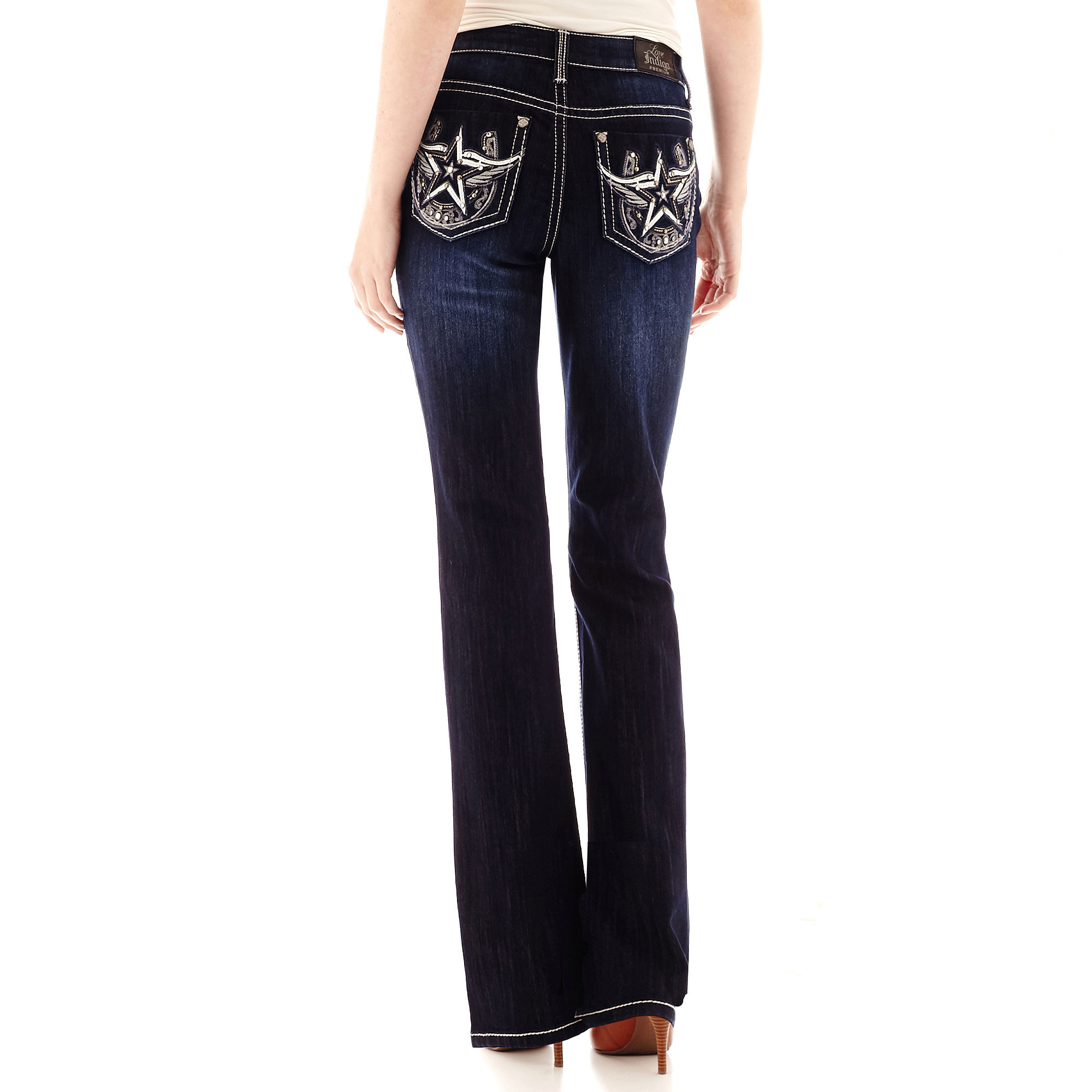 UPC 883562364250 Love Indigo Horseshoe Star Back Pocket Jeans