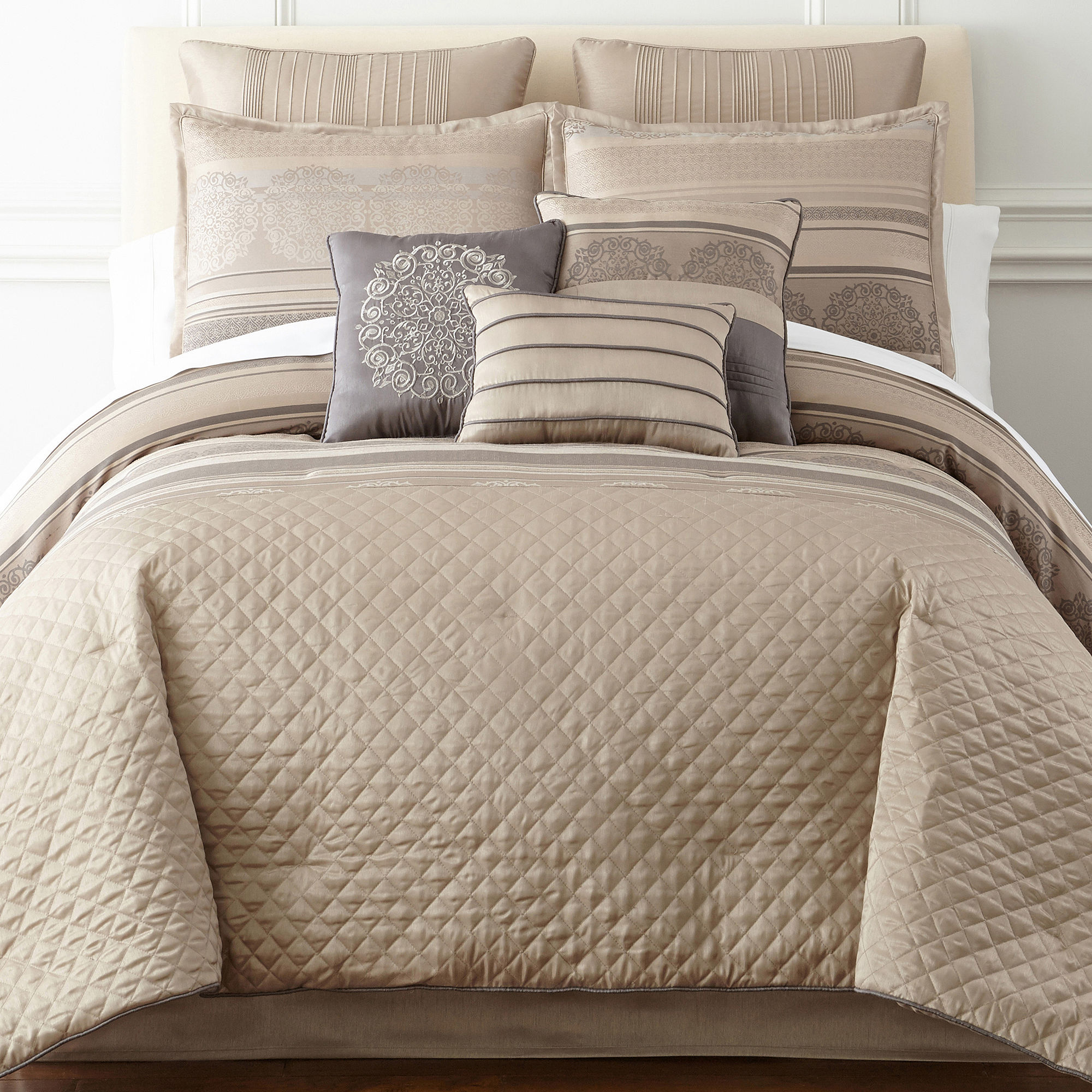 Home Expressions Lance Stripe 7-pc. Comforter Set