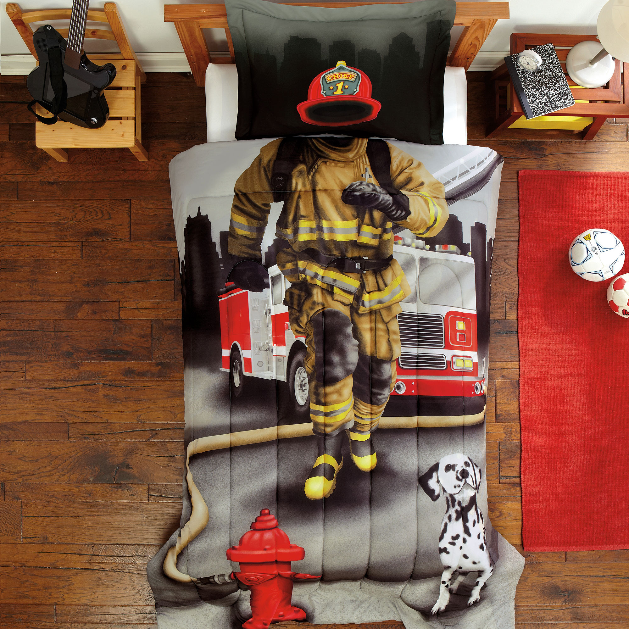 Dream Big Firefighter 2-pc. Twin Comforter Set