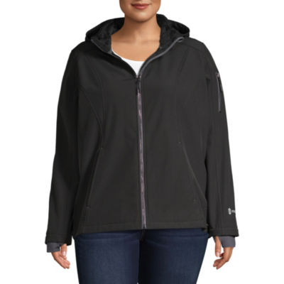 Free Country Hooded Water Resistant Lightweight Softshell Jacket Plus Jcpenney