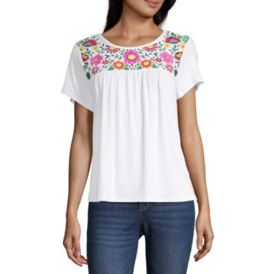 jcpenney white blouse