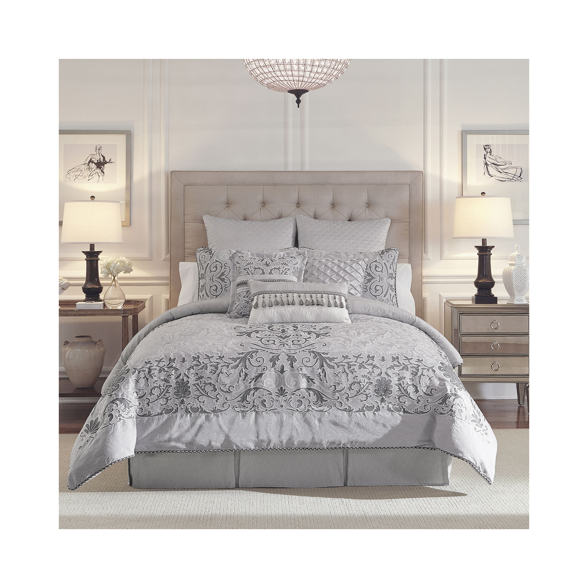 Croscill Classics Luxembourg 4-pc. Jacquard Comforter Set