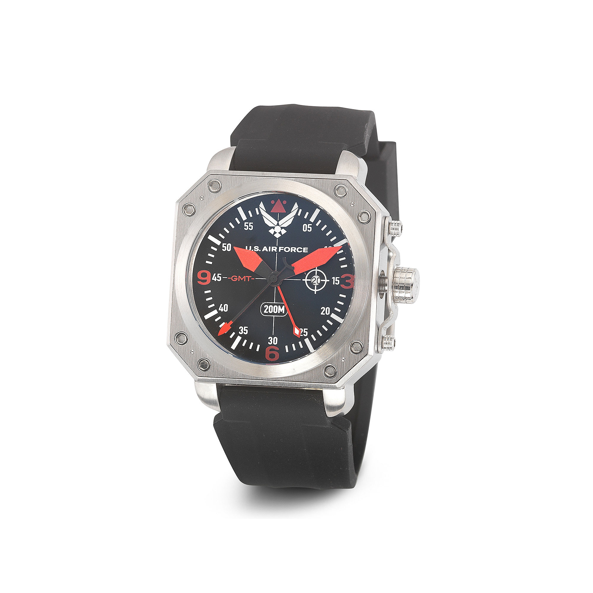 UPC 603679150221 product image for Wrist Armor C4 Mens US Air Force Black/Red Dial Watch | upcitemdb.com