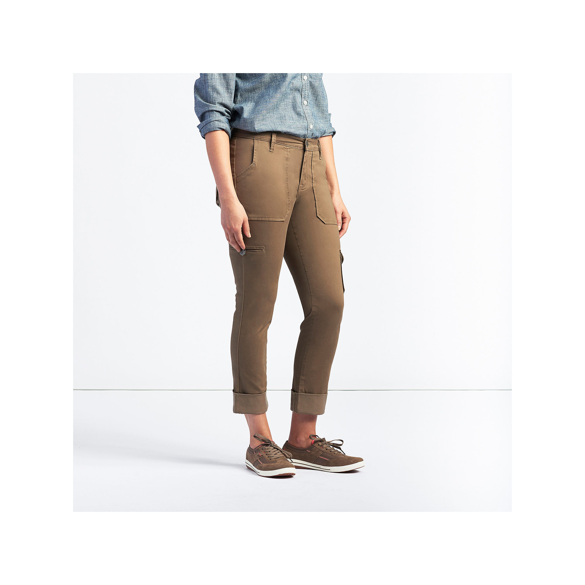 mid rise cargo pants