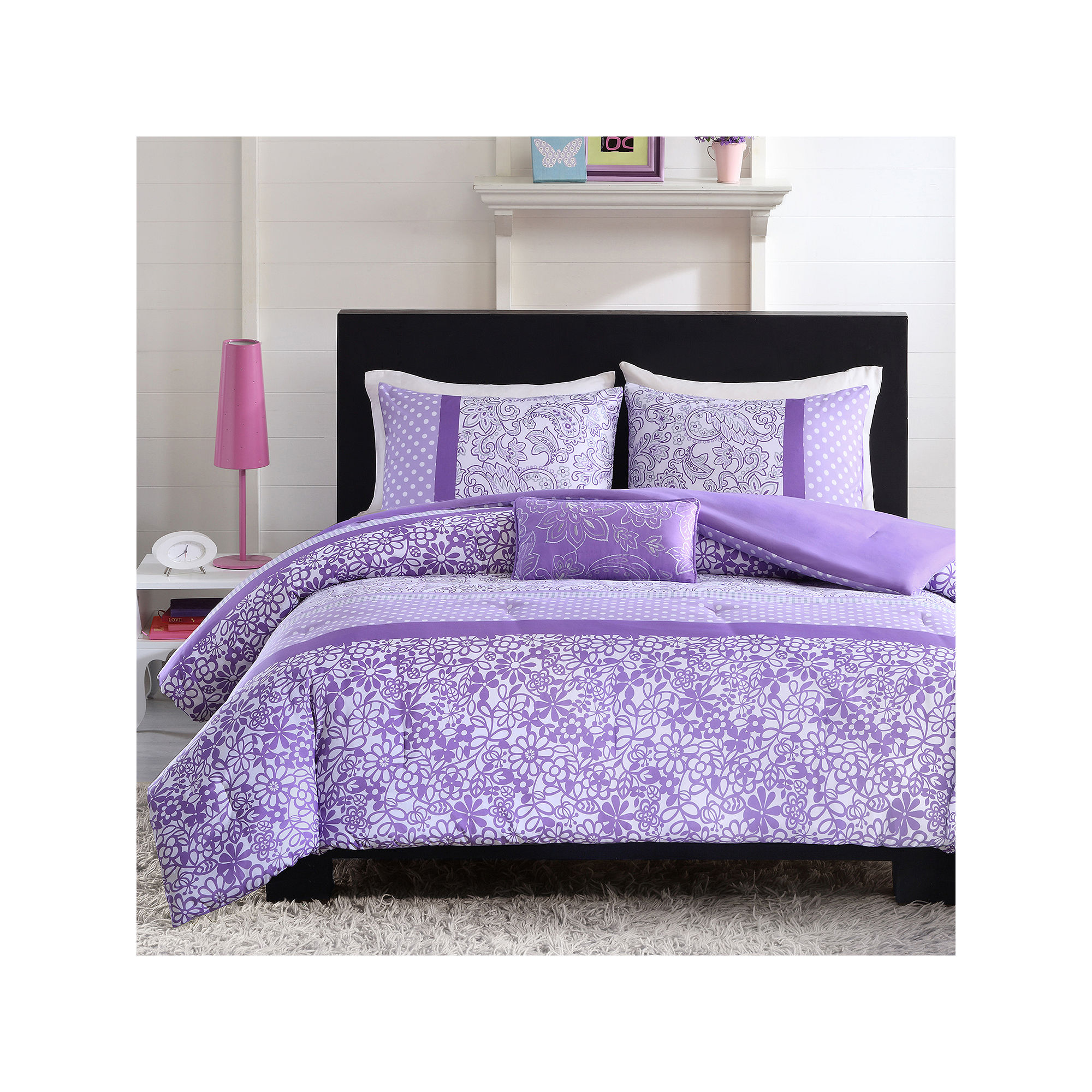 Mi Zone Sadie Floral Comforter Set