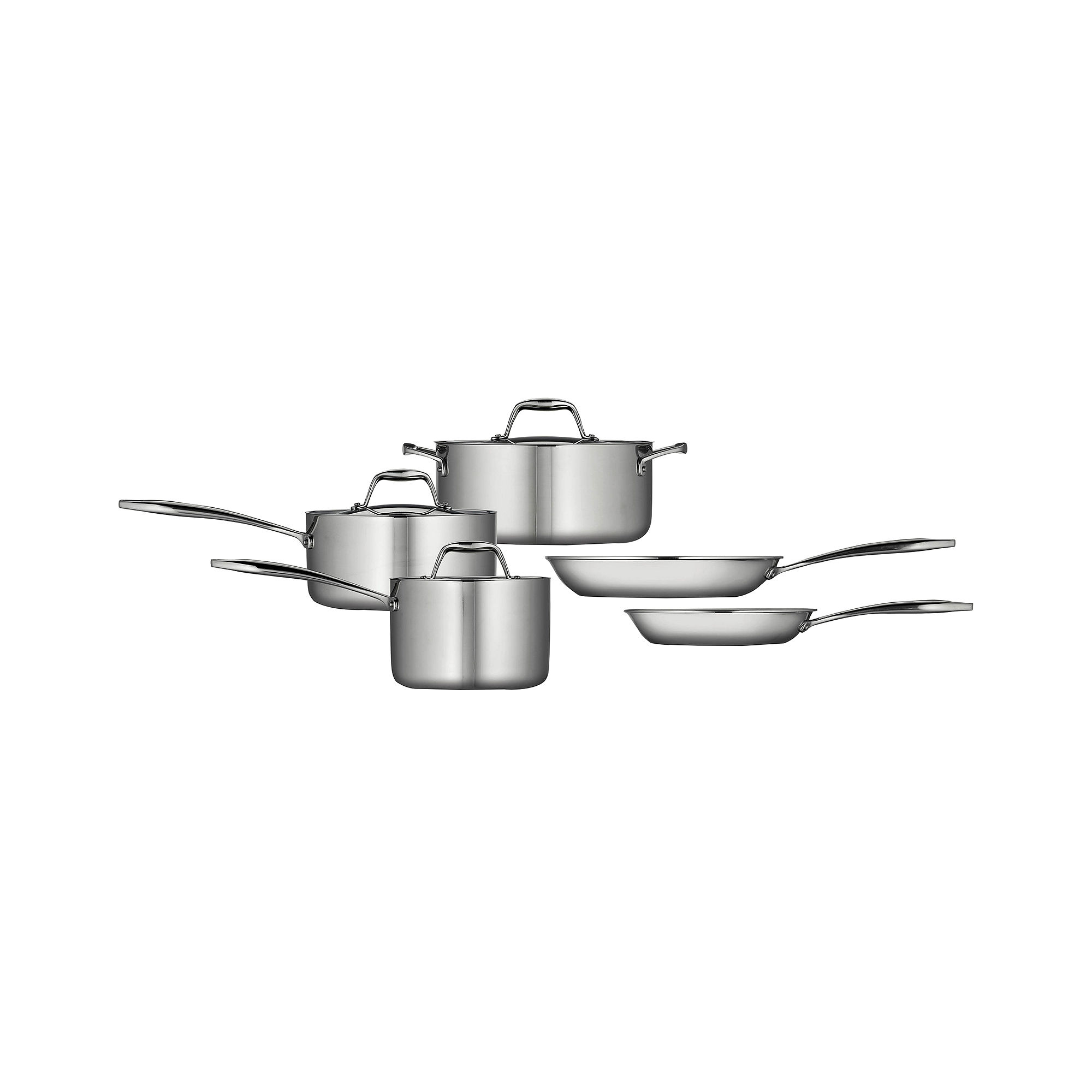 Tramontina Gourmet 8-pc. Tri-Ply Clad 18\/10 Stainless Steel Induction-Ready Cookware Set