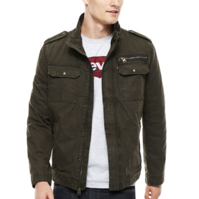 levis oversized sherpa trucker