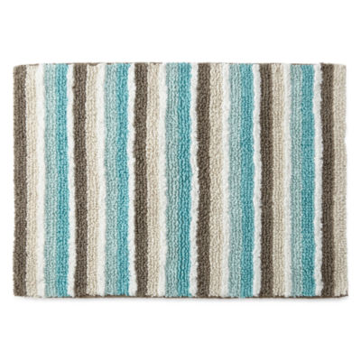JCPenney Home™ Cotton Reversible Stripe Bath Rug Collection - JCPenney