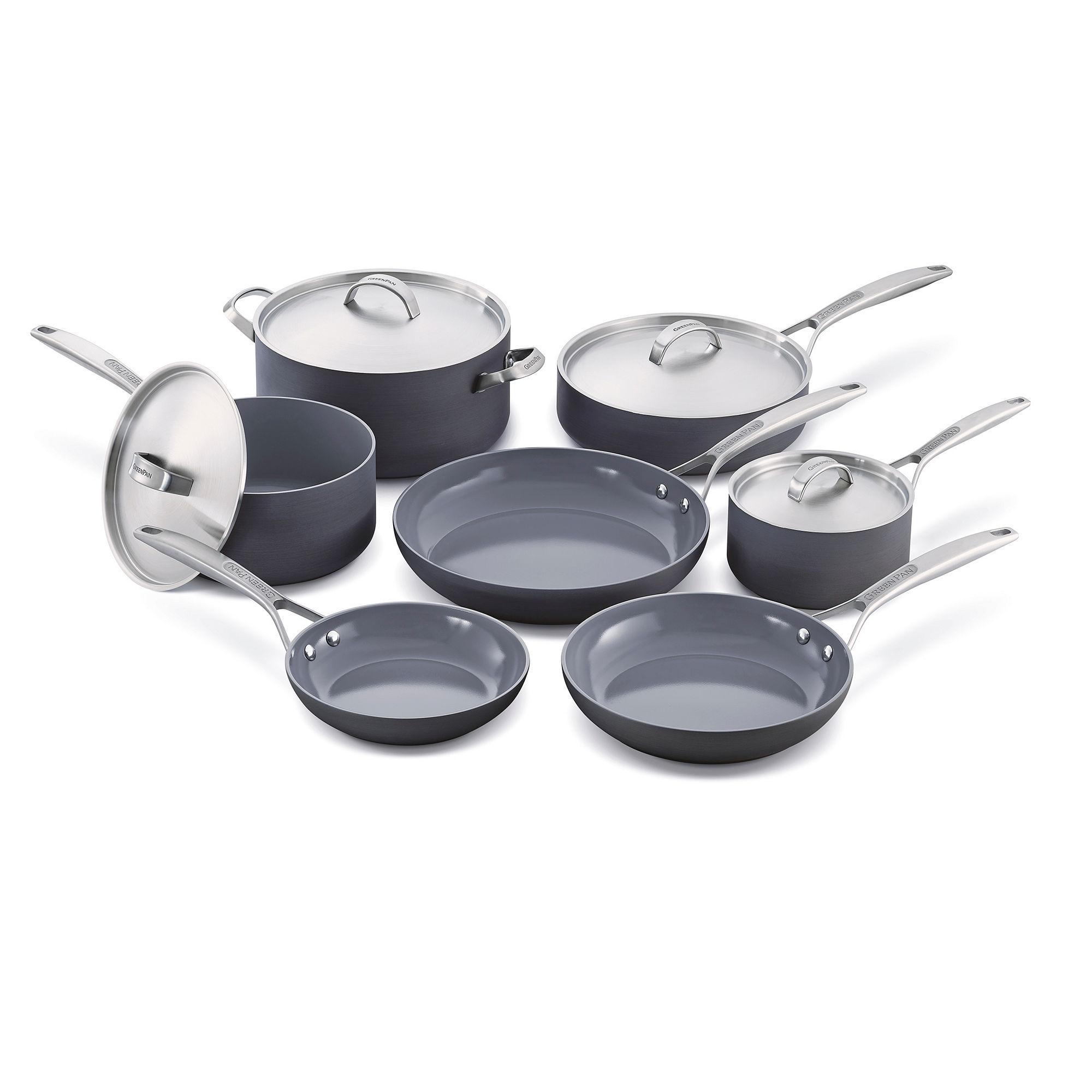 UPC 885837009101 product image for GreenPan™ Paris 11-pc. Hard-Anodized Nonsitck Cookware Set | upcitemdb.com