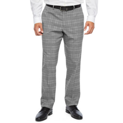 stretch plaid pants