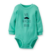 Carter’s® Long-Sleeve Macho Man Bodysuit – Boys newborn-24m