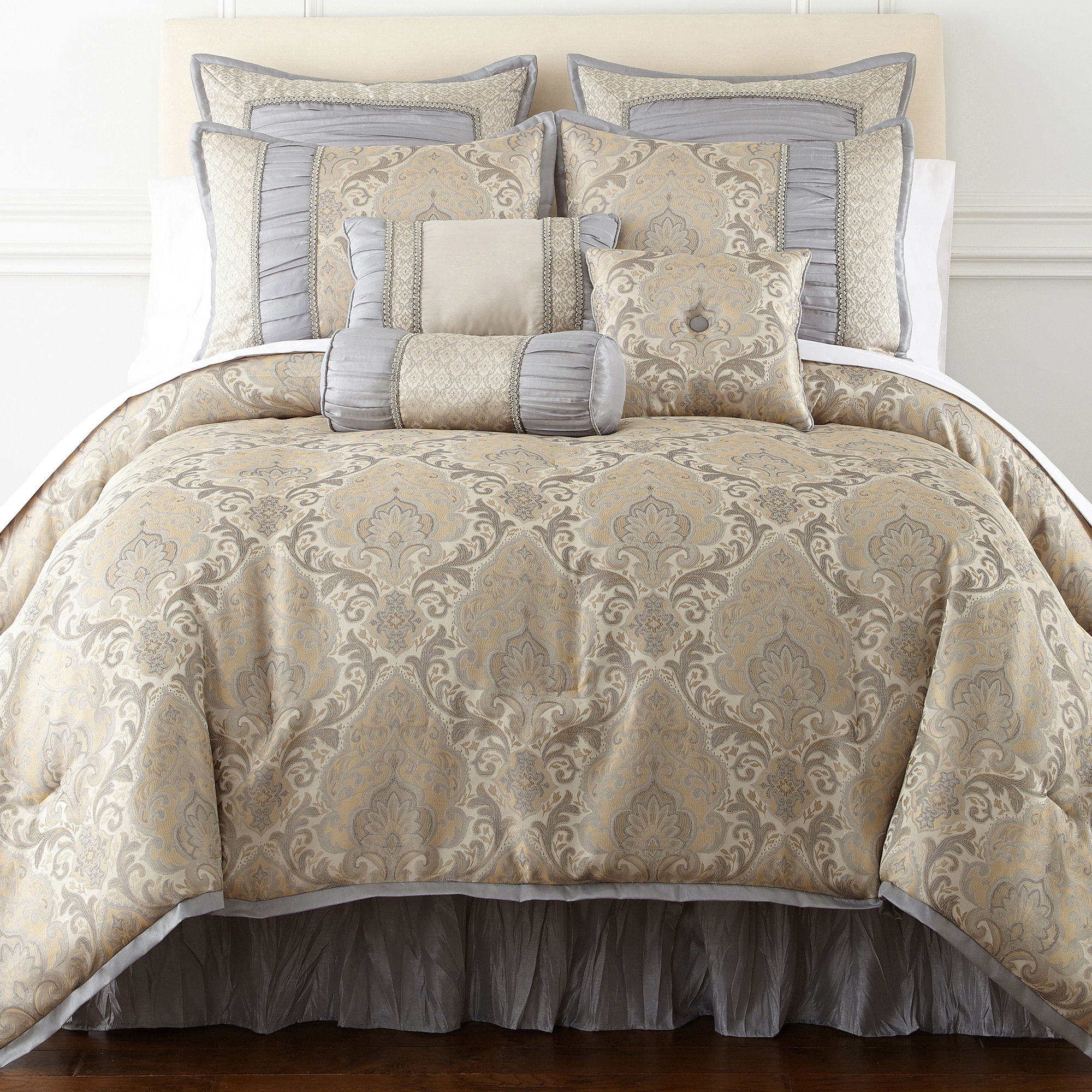 BUY Home Expressions Kingston 7-pc. Damask Comforter Set NOW | Bedding