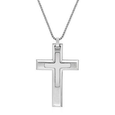 Mens Cross Pendant Necklace - Jcpenney