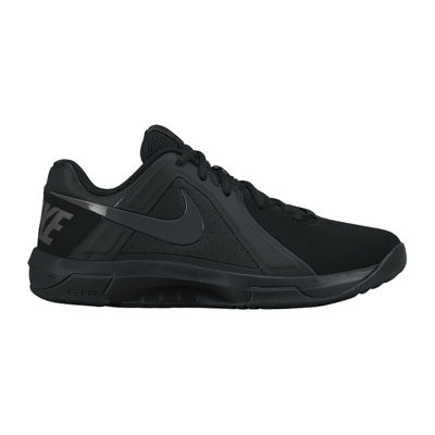 black low top basketball shoes