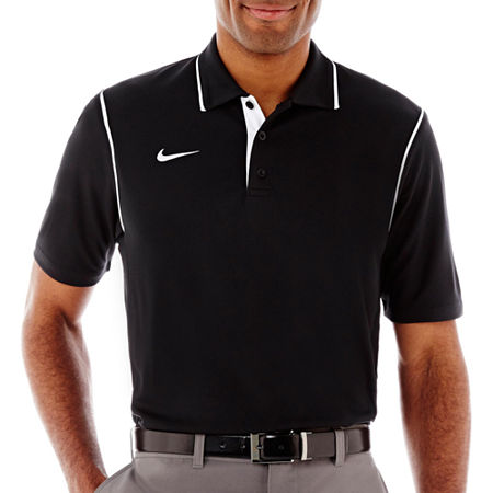 UPC 676556558052 Nike Men s Dri Fit Golf 3 Button Polo Shirt Black White Detai 533511 012 X LARG upcitemdb