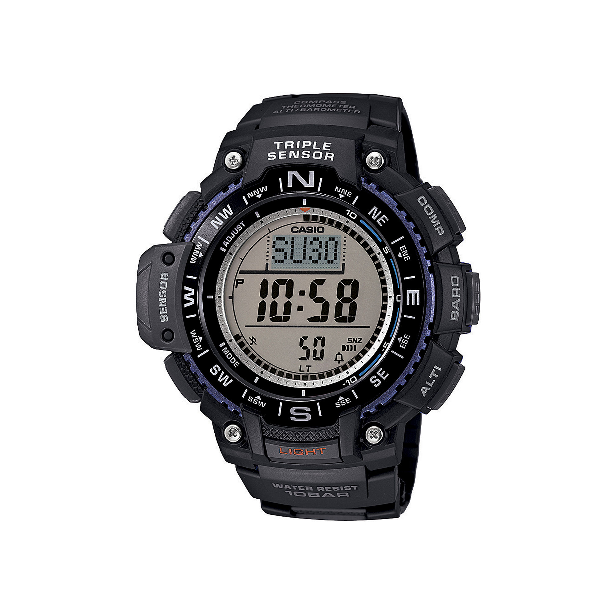 triple black casio