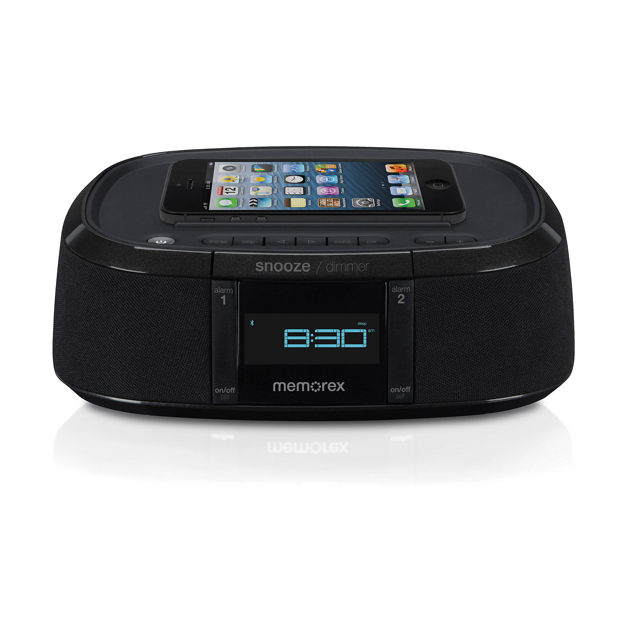 Memorex MW453 Bluetooth Alarm Clock Radio