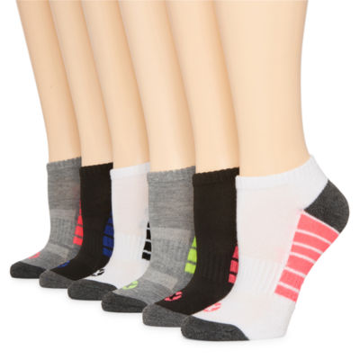 6-Pack Pree Womens No-Show Athletic Socks 