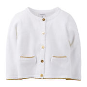 Carter’s® Button-Front Knit Sweater – Girls newborn-24m