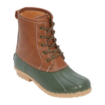 st john's bay mens holden flat heel lace up boots