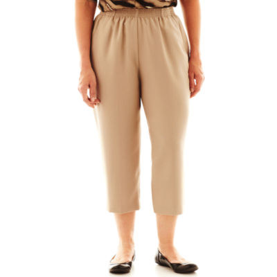 Cabin Creek Cropped Pants Plus New Khaki Womens On Popscreen
