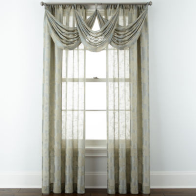 Liz Claiborne® Giselle Floral RodPocket Curtain Panel JCPenney