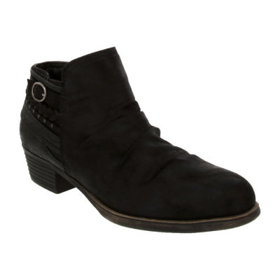 sugar womens kameron stacked heel booties