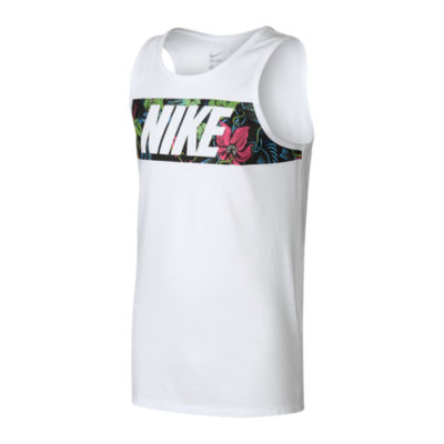 nike floral tank top