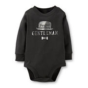 Carter's® Long Sleeve Perfect Gentleman Bodysuit - Boys Newborn-24m