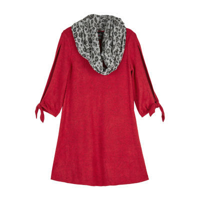 jcpenney red sweater dress