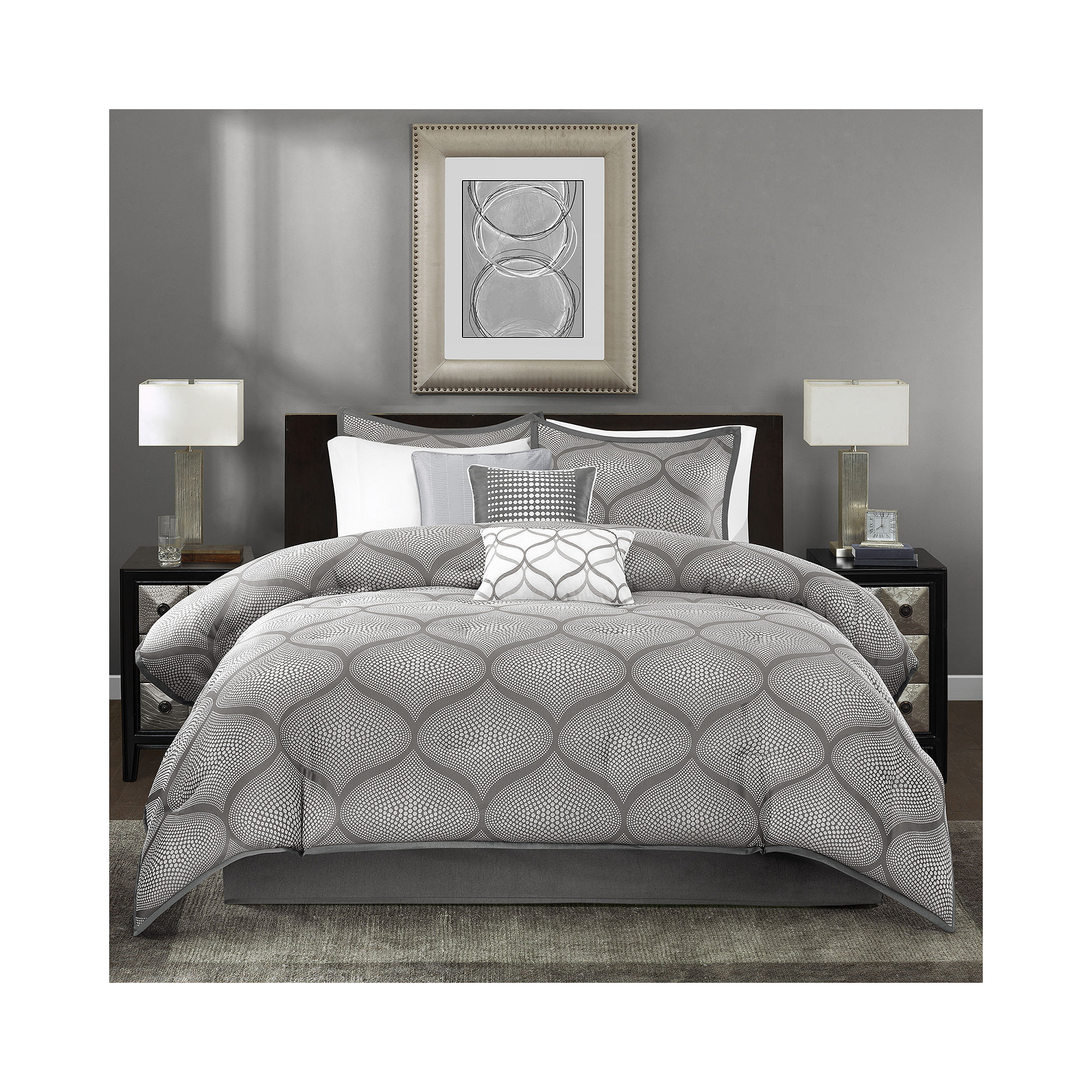 Madison Park Vella 7-pc. Jacquard Comforter Set