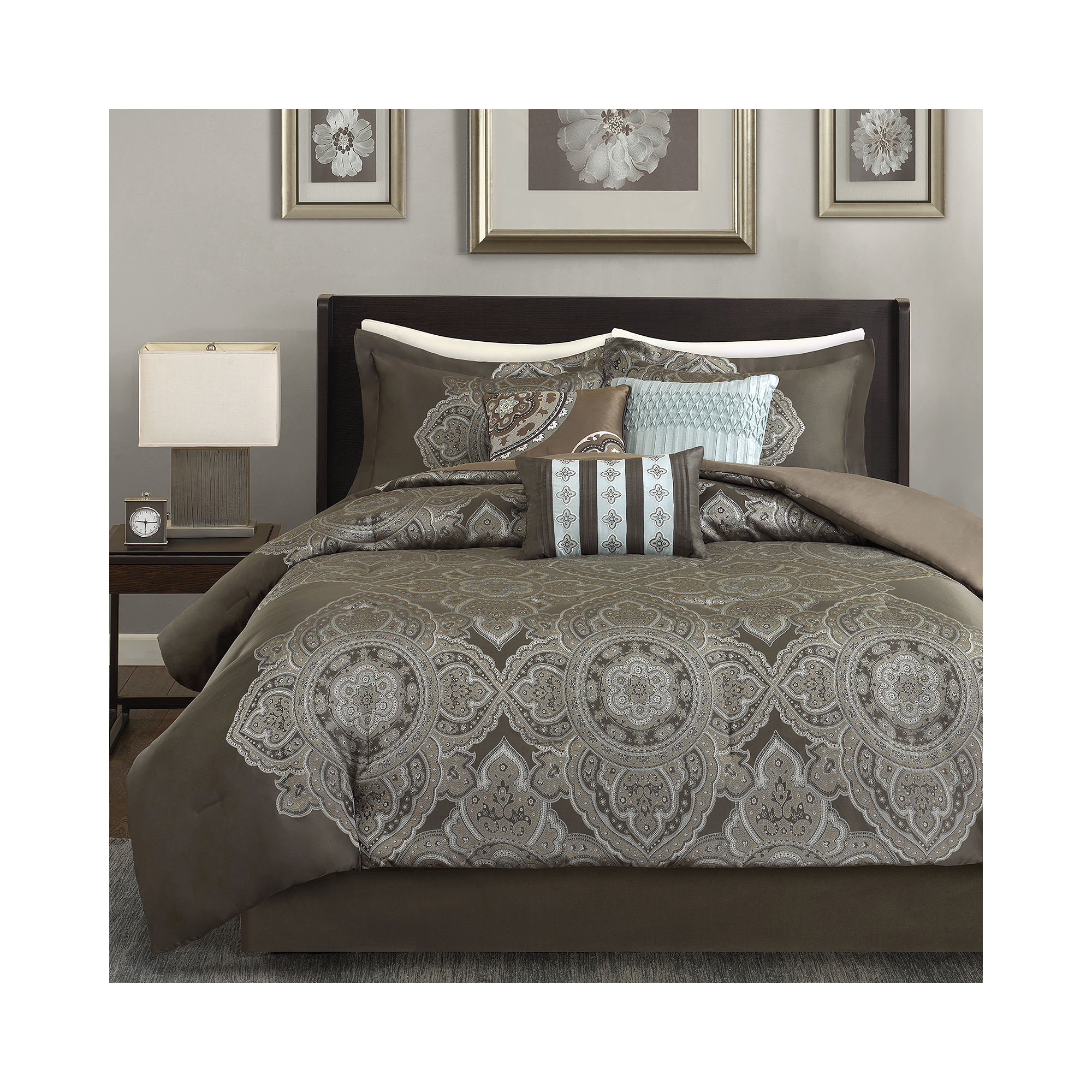 Madison Park Priya 7-pc. Jacquard Comforter Set