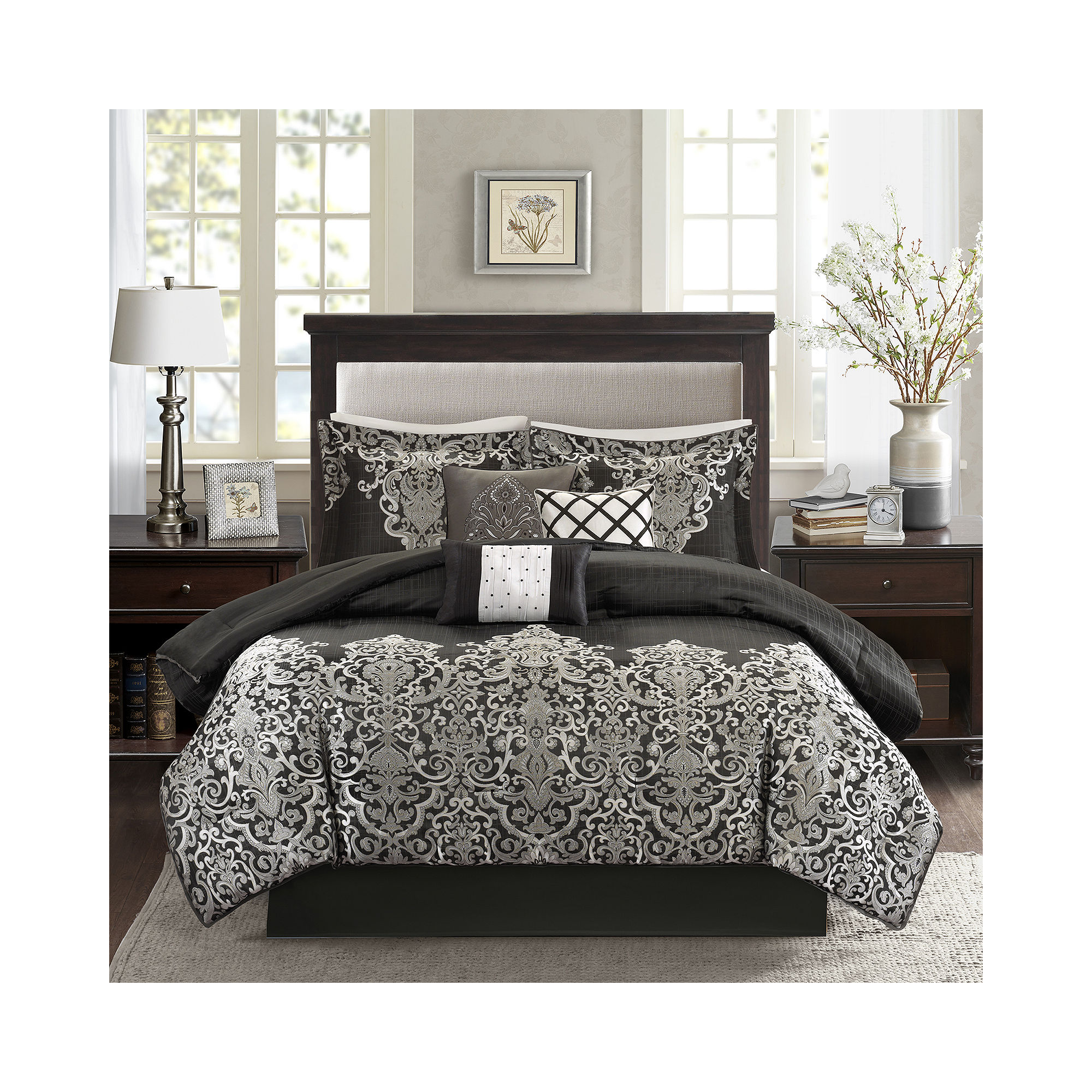 Madison Park Valerie 7-pc. Jacquard Comforter Set