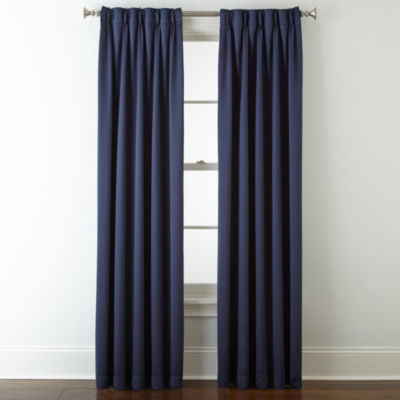Liz Claiborne Kathryn Room Darkening Pinch Pleat/Back Tab Curtain Panel
