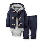 Carter’s® 3-pc. Cardigan, Bodysuit and Pants Set – Boys newborn-24m