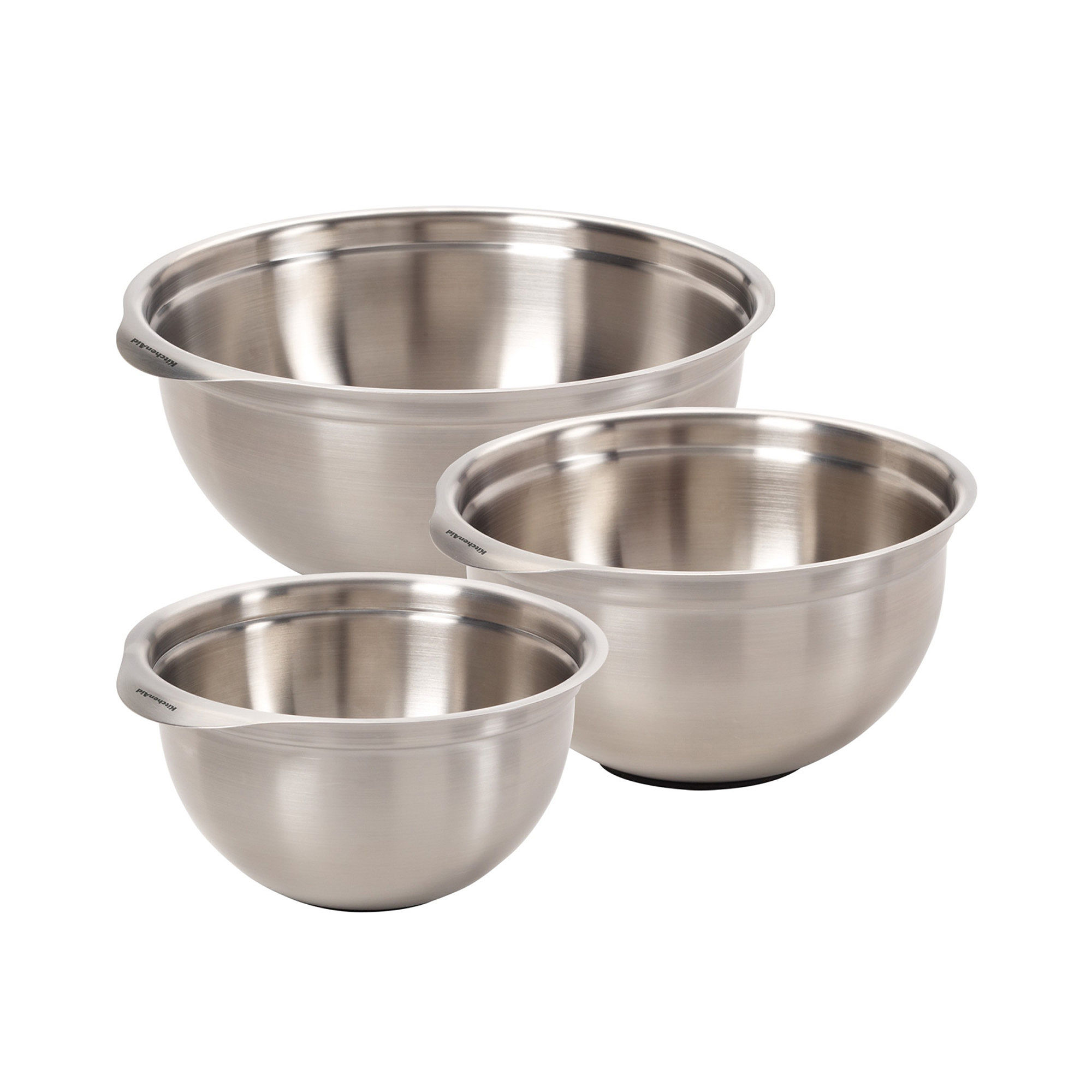 UPC 024131188062 product image for KitchenAid Gourmet 3-pc. Stainless Steel Mixing Bowls | upcitemdb.com