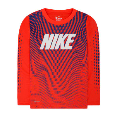 nike long sleeve red shirt