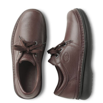 mens leather walking shoes