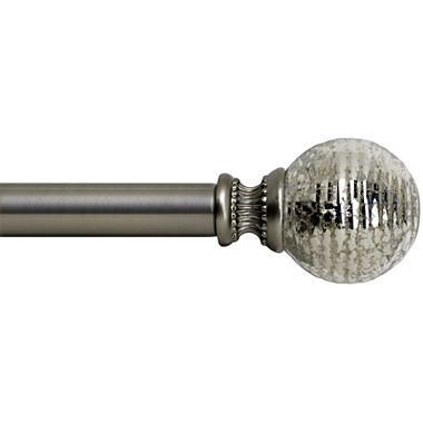 Curtains Ideas curtain rod glass finials : Bali® Mercury Glass Adjustable Curtain Rod - JCPenney