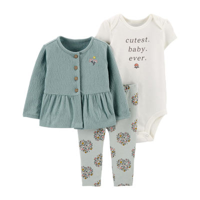 carter's 3 piece set baby girl