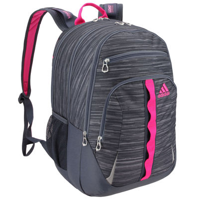 pink and gray adidas backpack