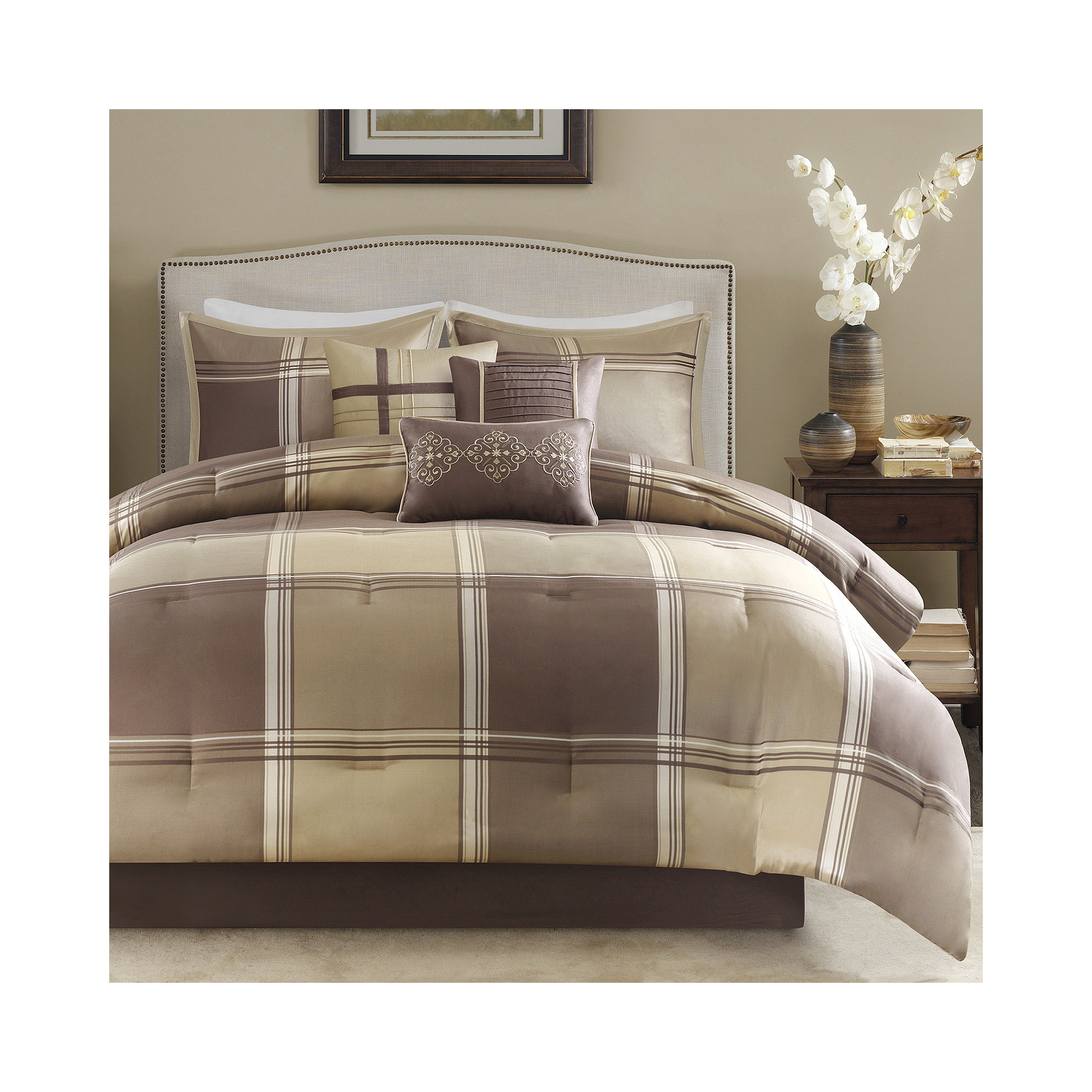 Madison Park Emmet Plaid 7-pc. Comforter Set