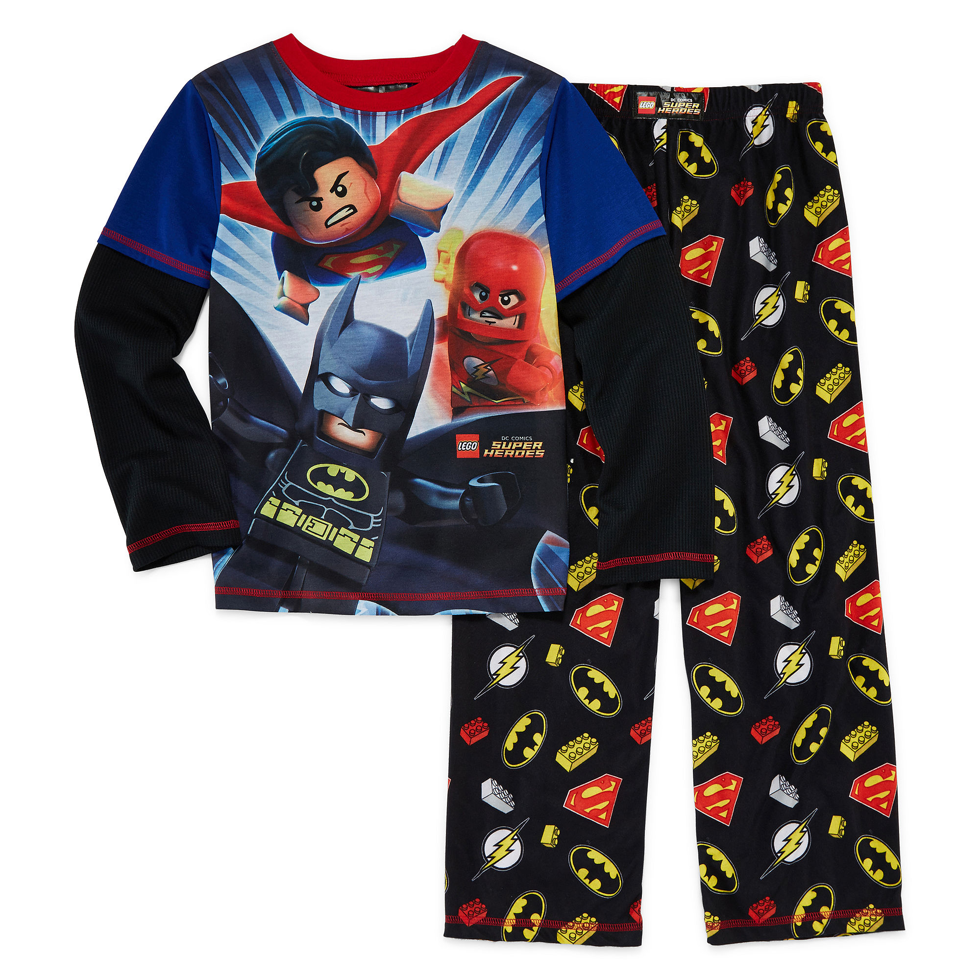 UPC 889114023675 product image for Lego DC Superheroes 2-pc. Pajama Set - Boys 4-12 | upcitemdb.com